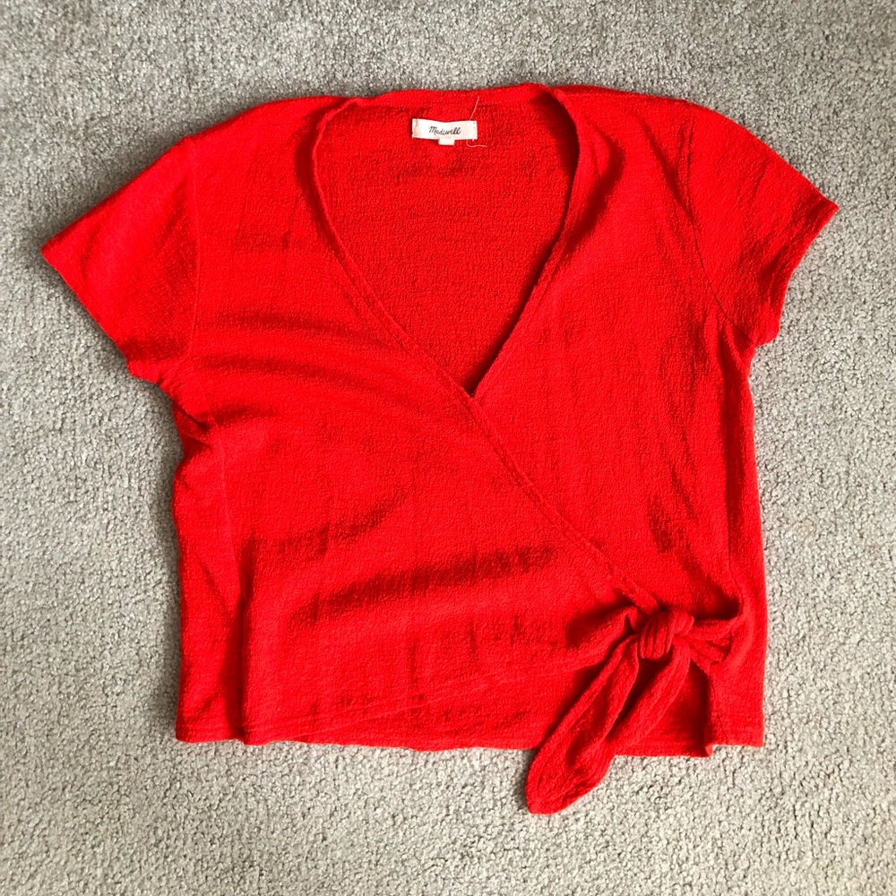 Like new!🎉 faux wrap t shirt MADEWELL size xs
